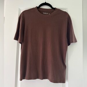 Abercrombie & Fitch Brown Crew Neck Short Sleeve Tee